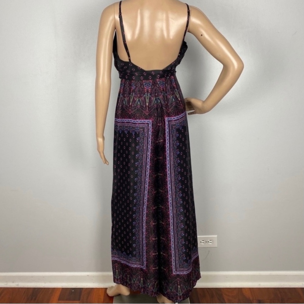 NEW FREE PEOPLE PRINTED WRAP-EFFECT JUMPSUIT - Picture 7 of 8